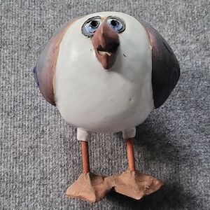 Handcrafted Ceramic Bird Figurine - Vintage